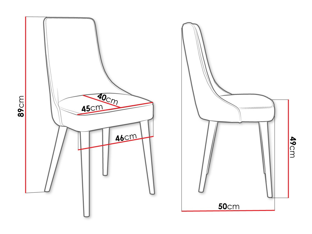 Szék Jackson 107 (Fekete + Magic Velvet 2250)