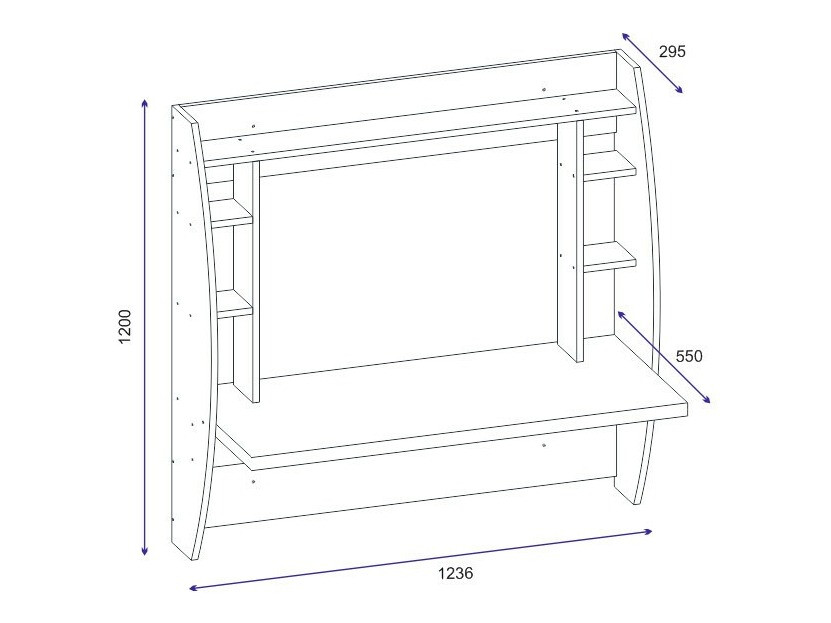 Íróasztal Kailua 590