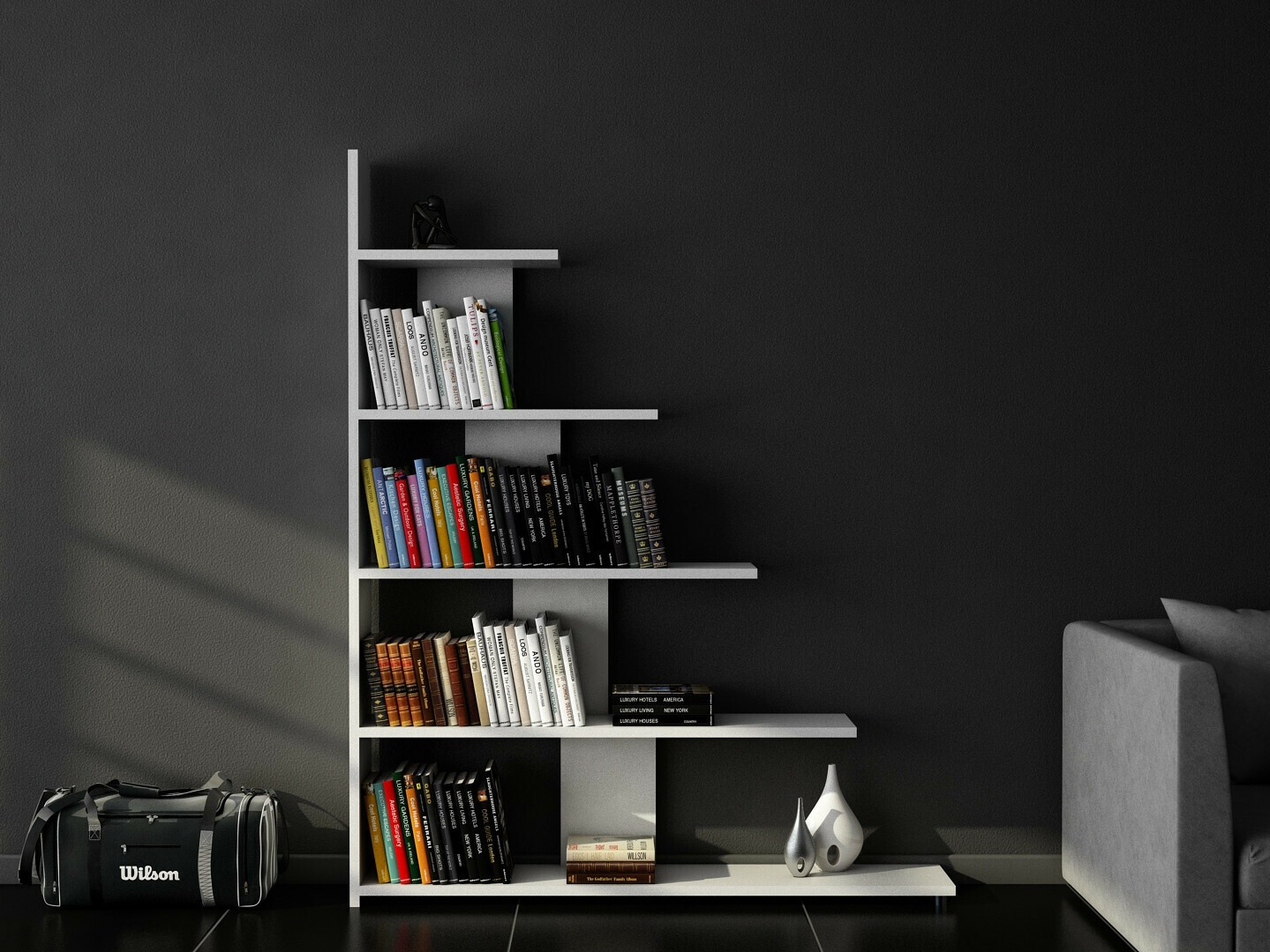 Könyvespolc Kailua 634