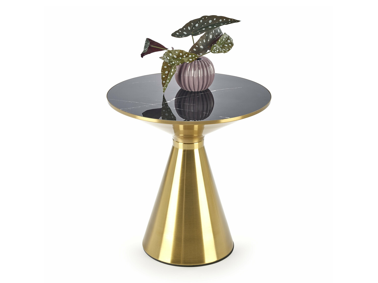 Dohányzóasztal Houston 1553 (Aranysárga + Fekete márvány)