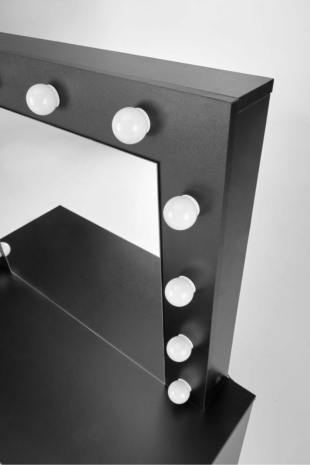 Fésülködő asztal Houston Gaudium (Fekete)