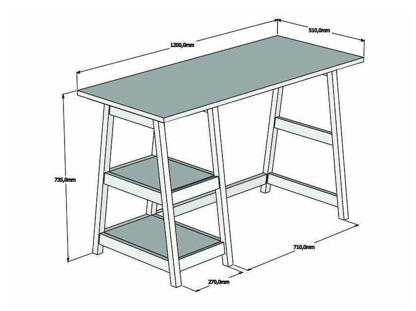 Íróasztal Kailua 862