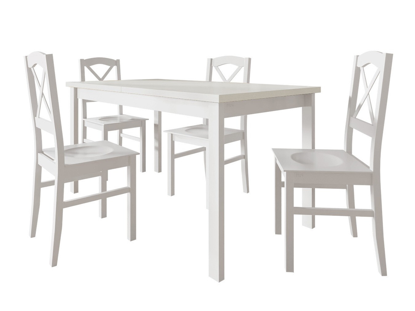 Étkezőgarnitúra Victorville 286 (Fehér)