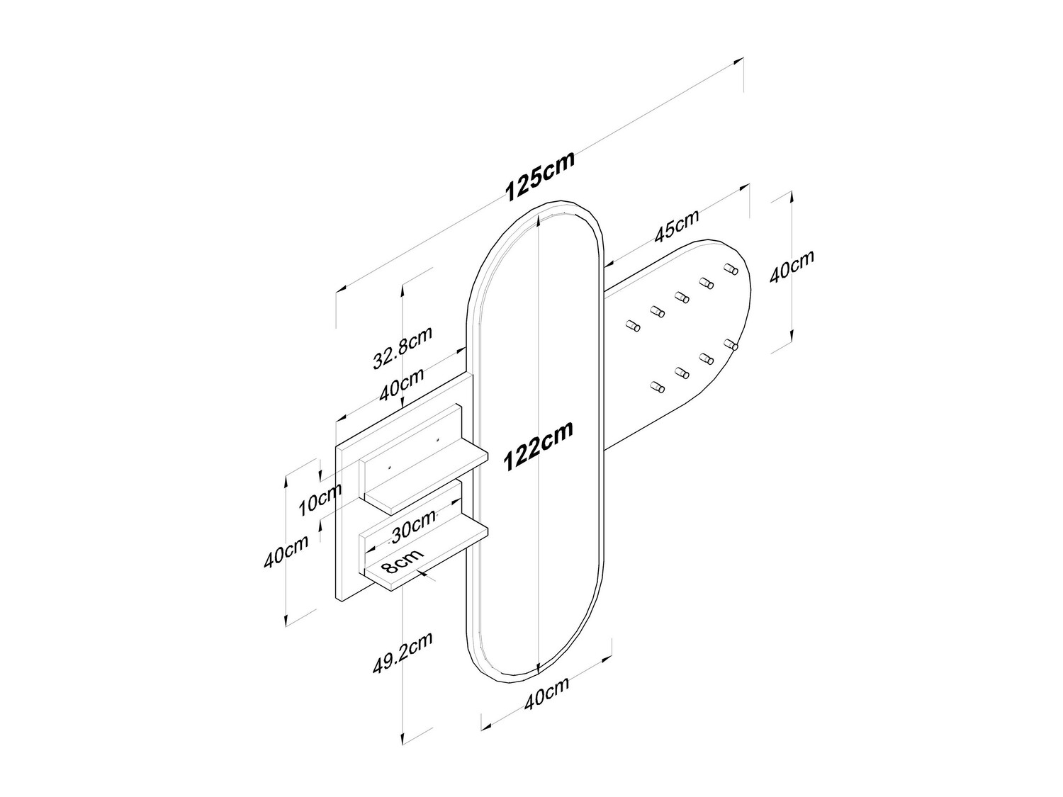 Fogas Kailua 745 (Fehér + Dió)