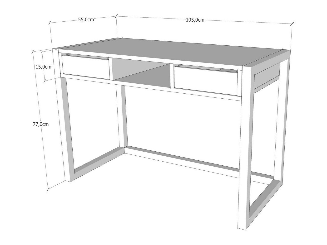 Íróasztal Kailua 711