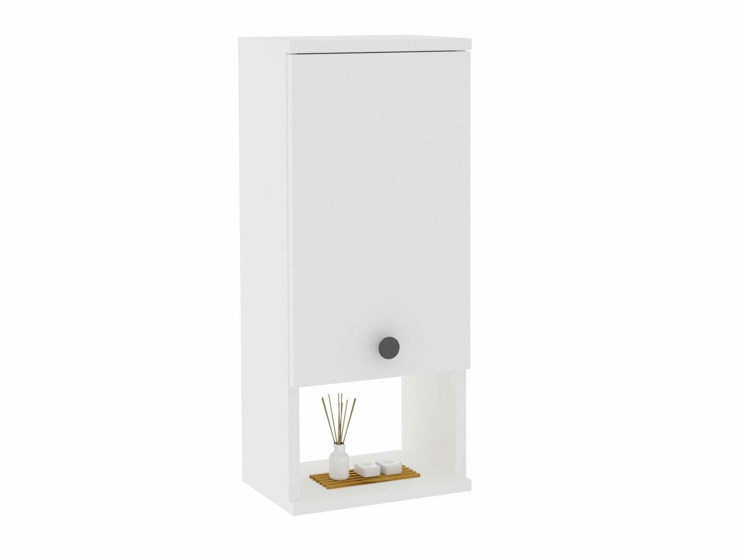 Fali fürdőszoba szekrény Kailua 754 (Fehér)