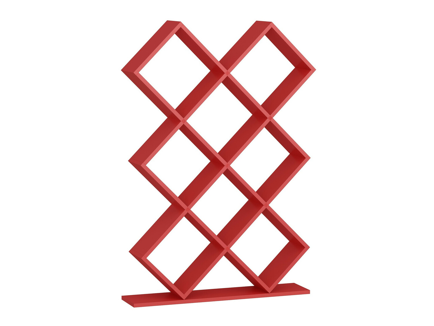 Könyvespolc Kailua 770 (Piros)