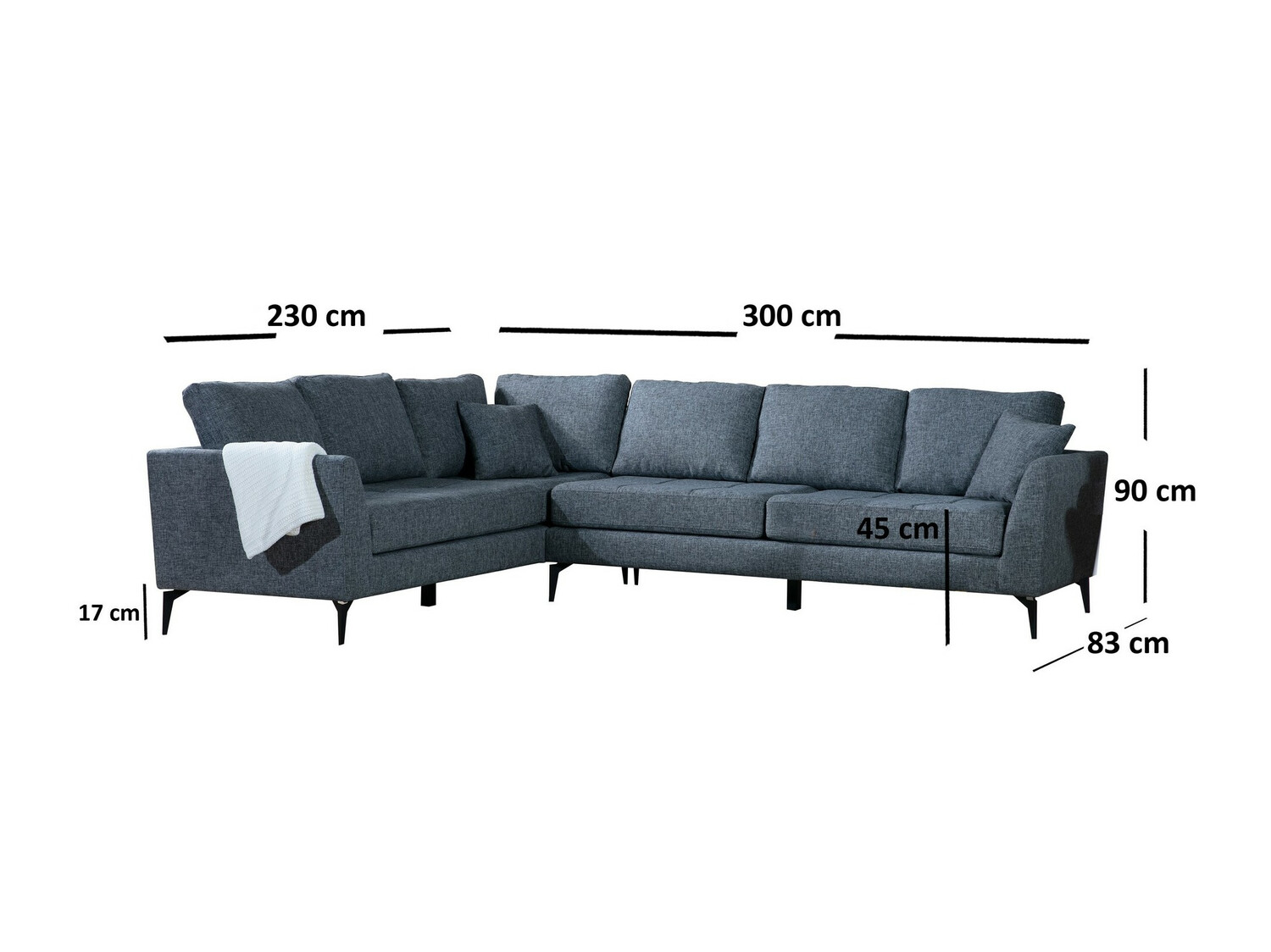 Sarokkanapé Altadena 266 (Bal)