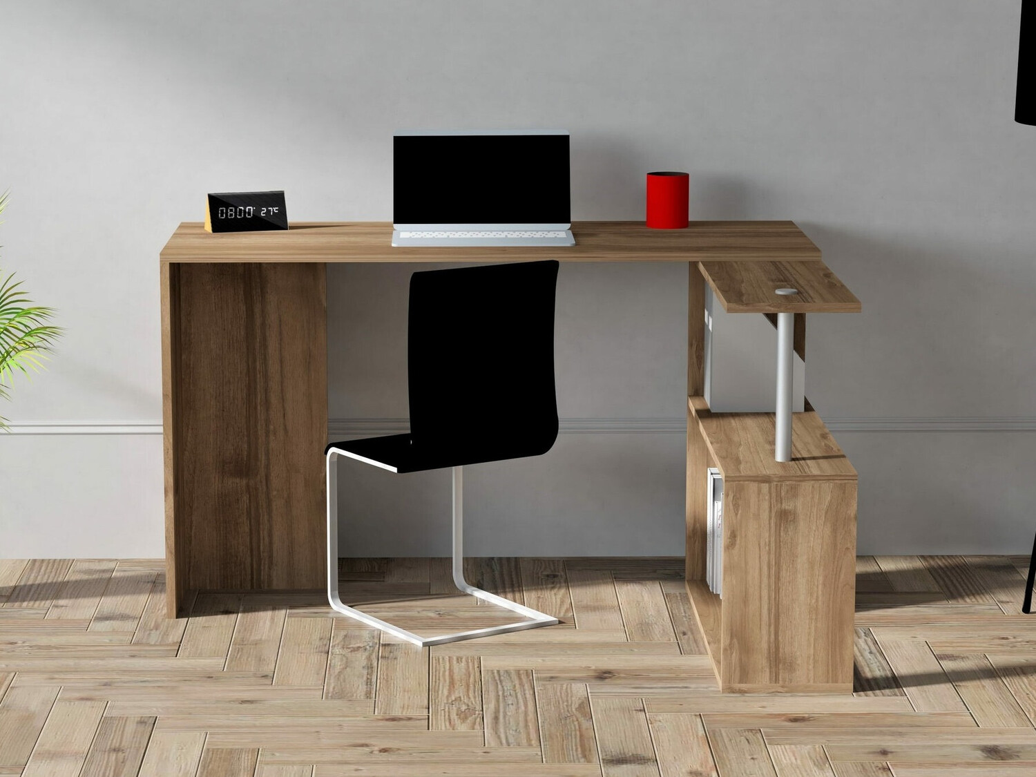 Sarok íróasztal Kailua 792 (Dió)