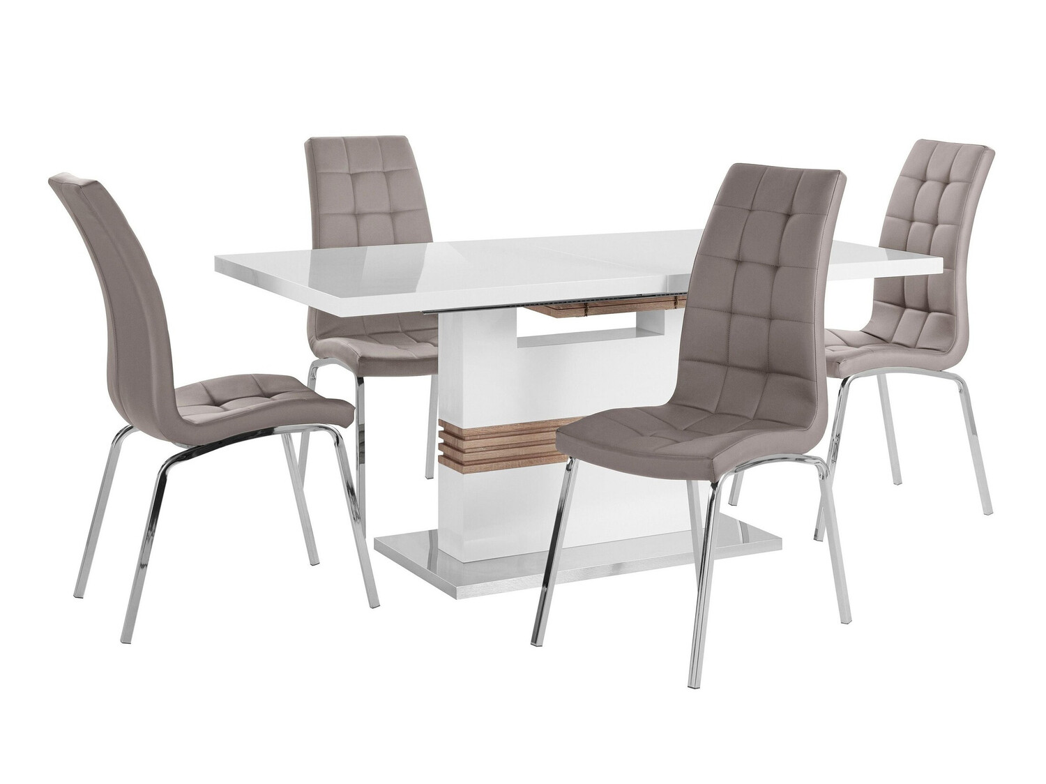 Étkezőgarnitúra Denton 1111 (Cappuccino)