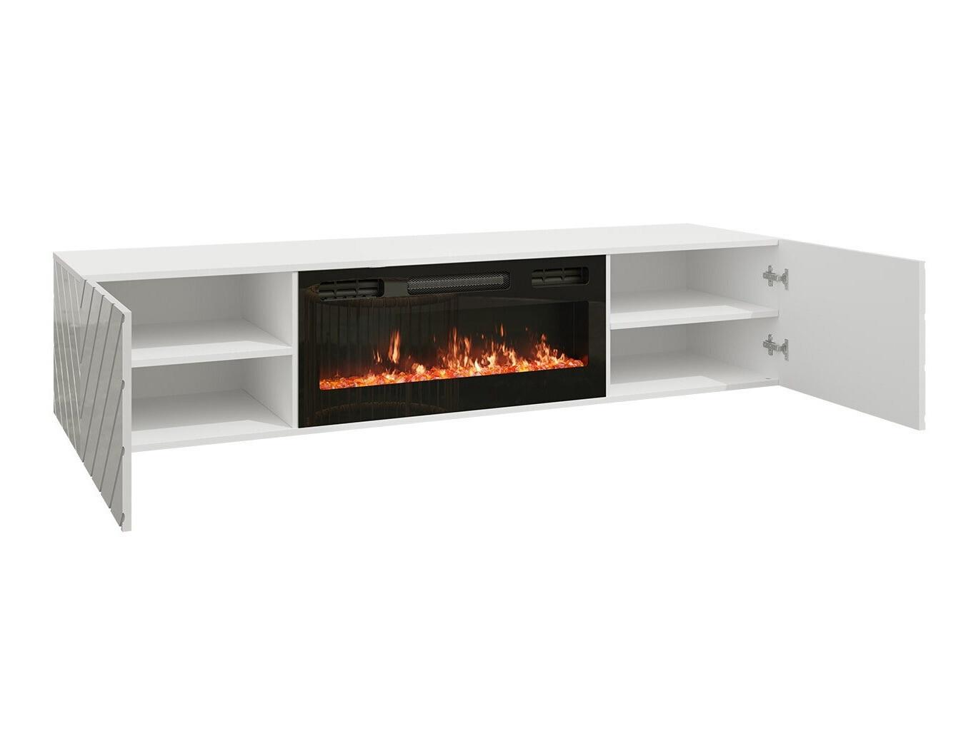 TV-állvány Mensura (Fekete)