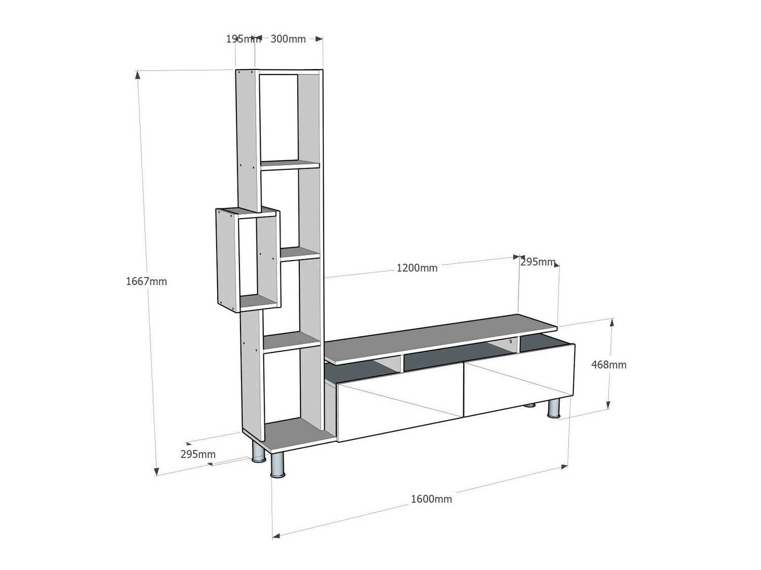 Nappali szett Kailua 875 (Fehér)