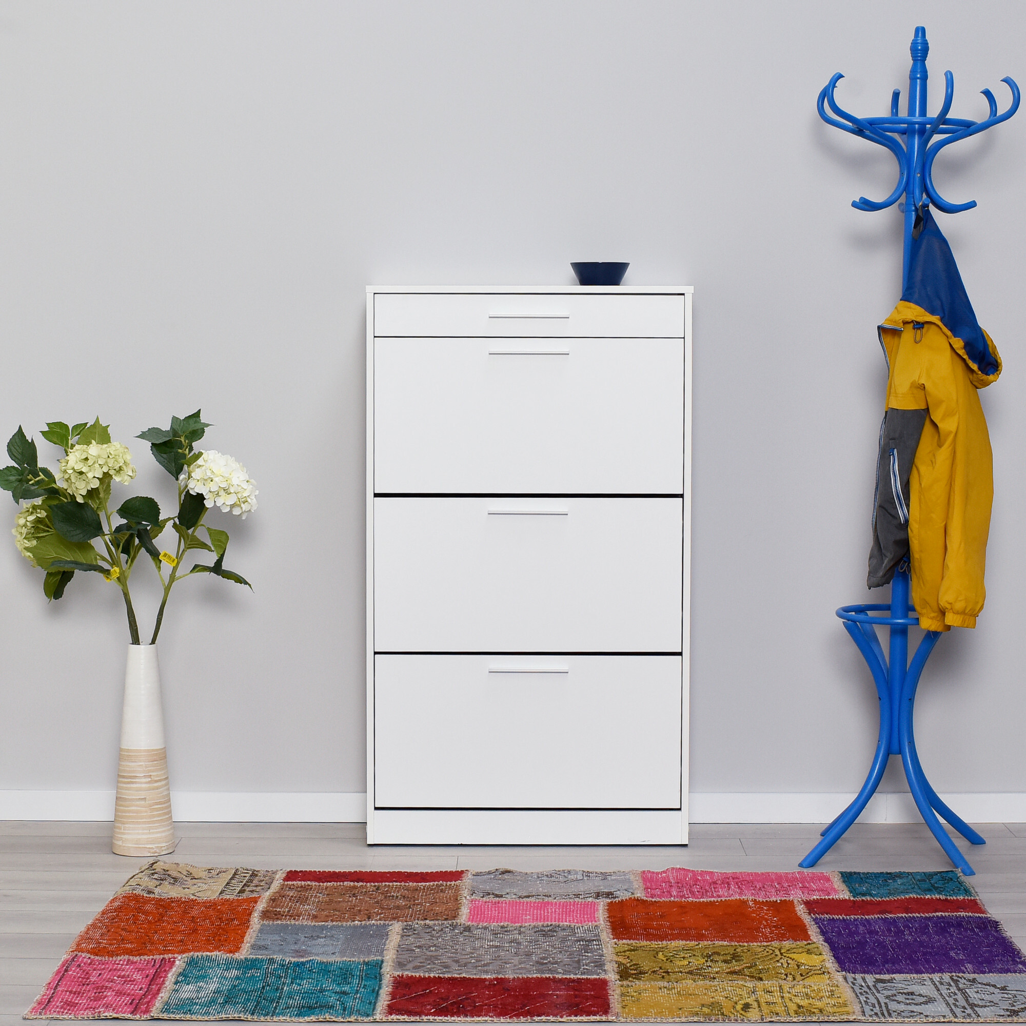 Cipőtároló Kailua 1033 (Fehér)