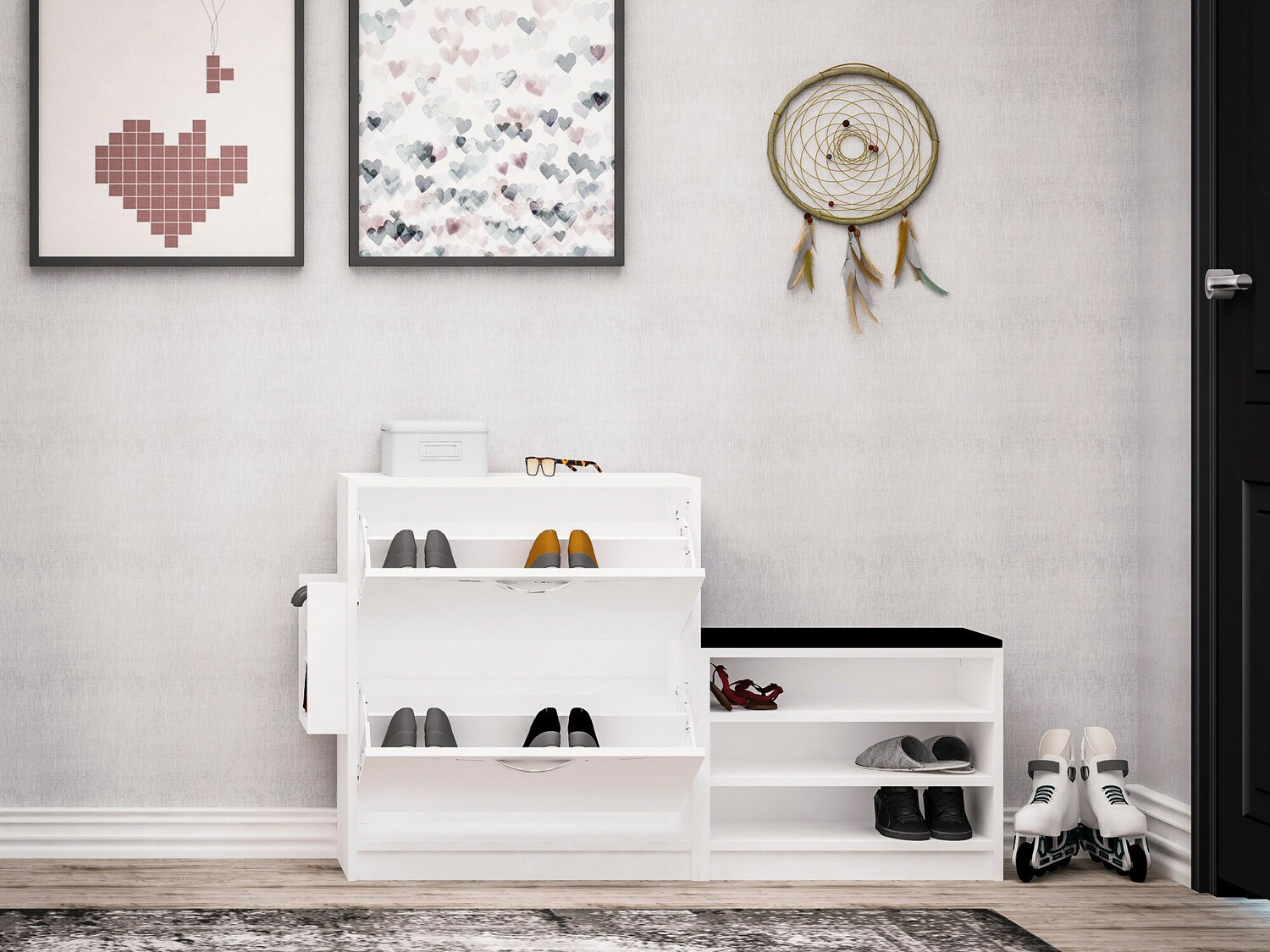 Cipőtároló Kailua 1053