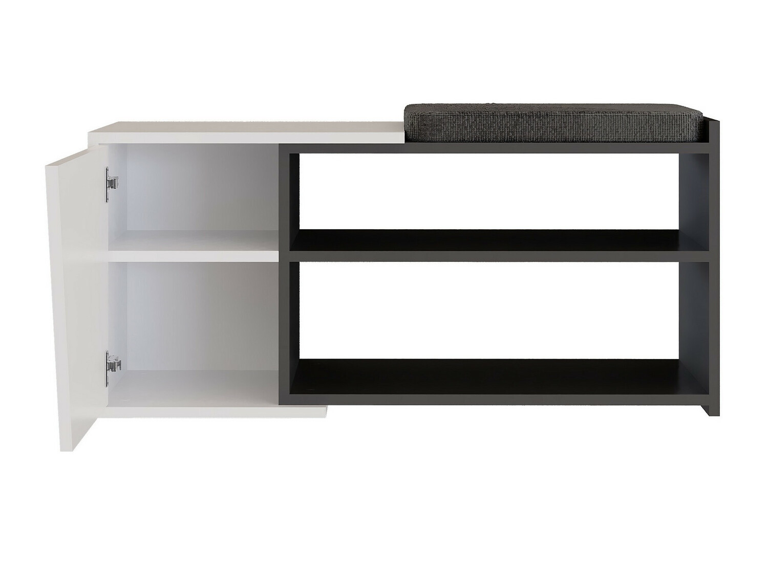 Cipőtároló Kailua 1081 (Fehér + Antracit)