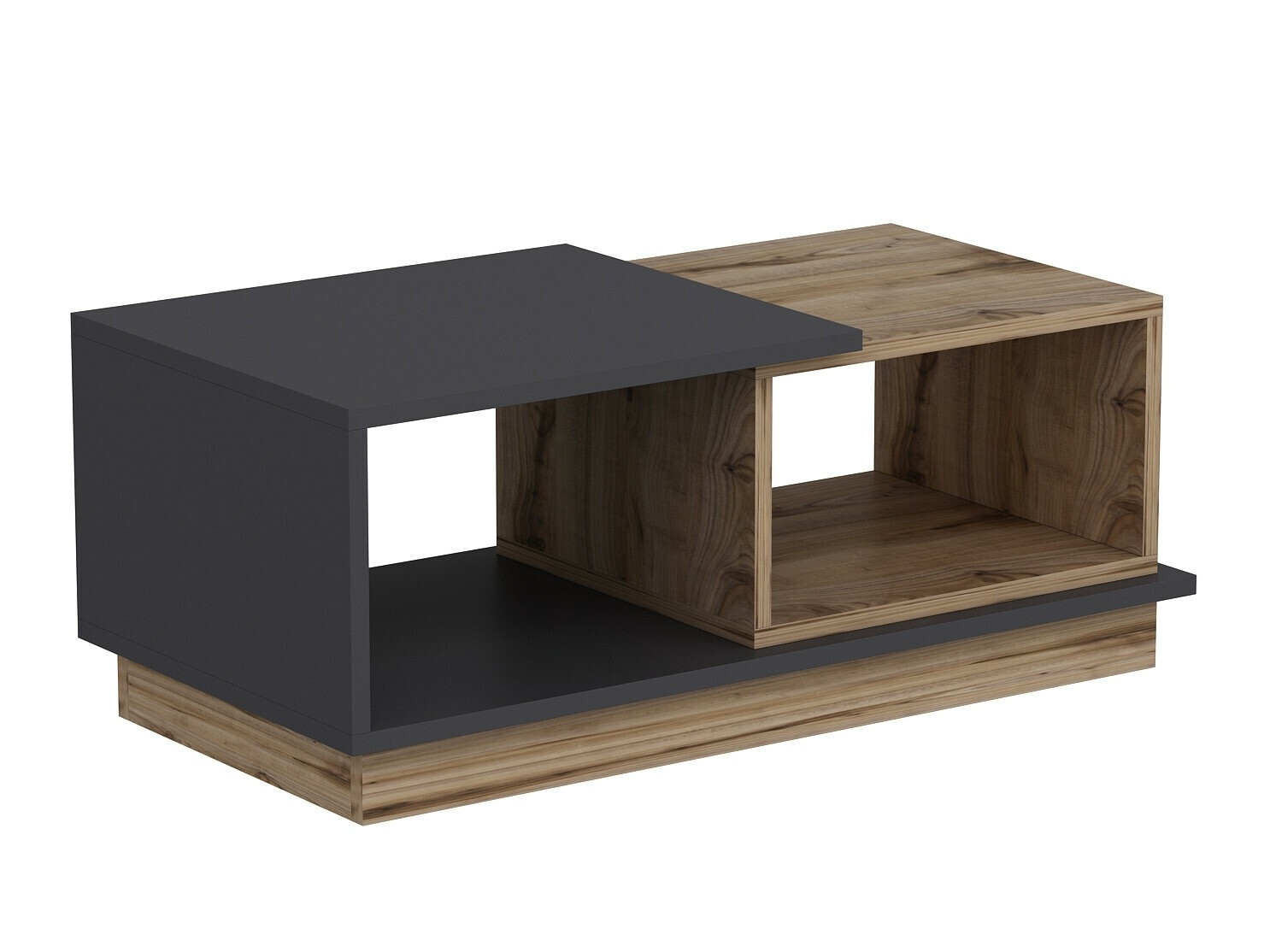 Dohányzóasztal Kailua 2582 (Antracit + Tölgy)