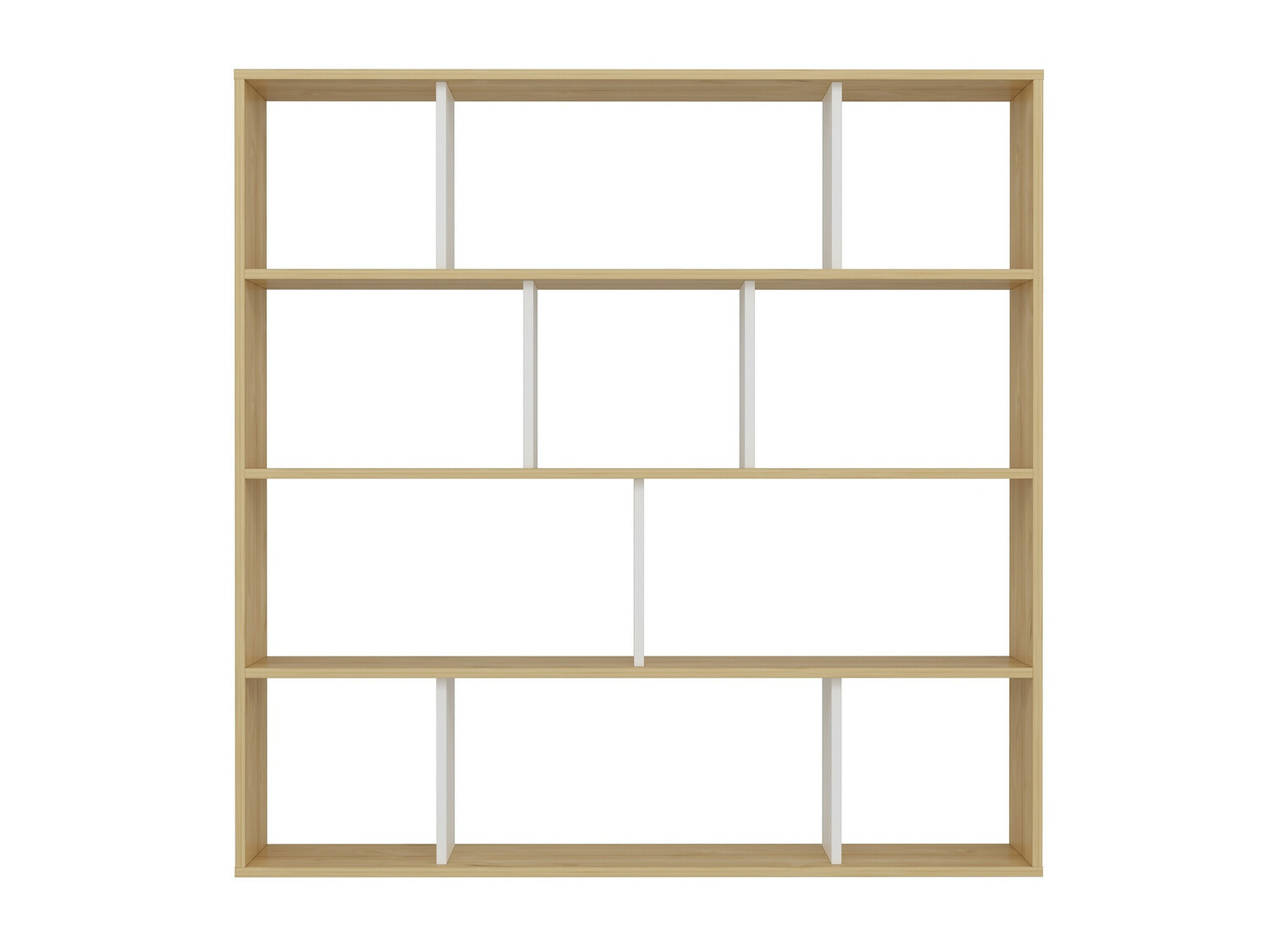 Könyvespolc Kailua 1095 (Tölgy + Fehér)