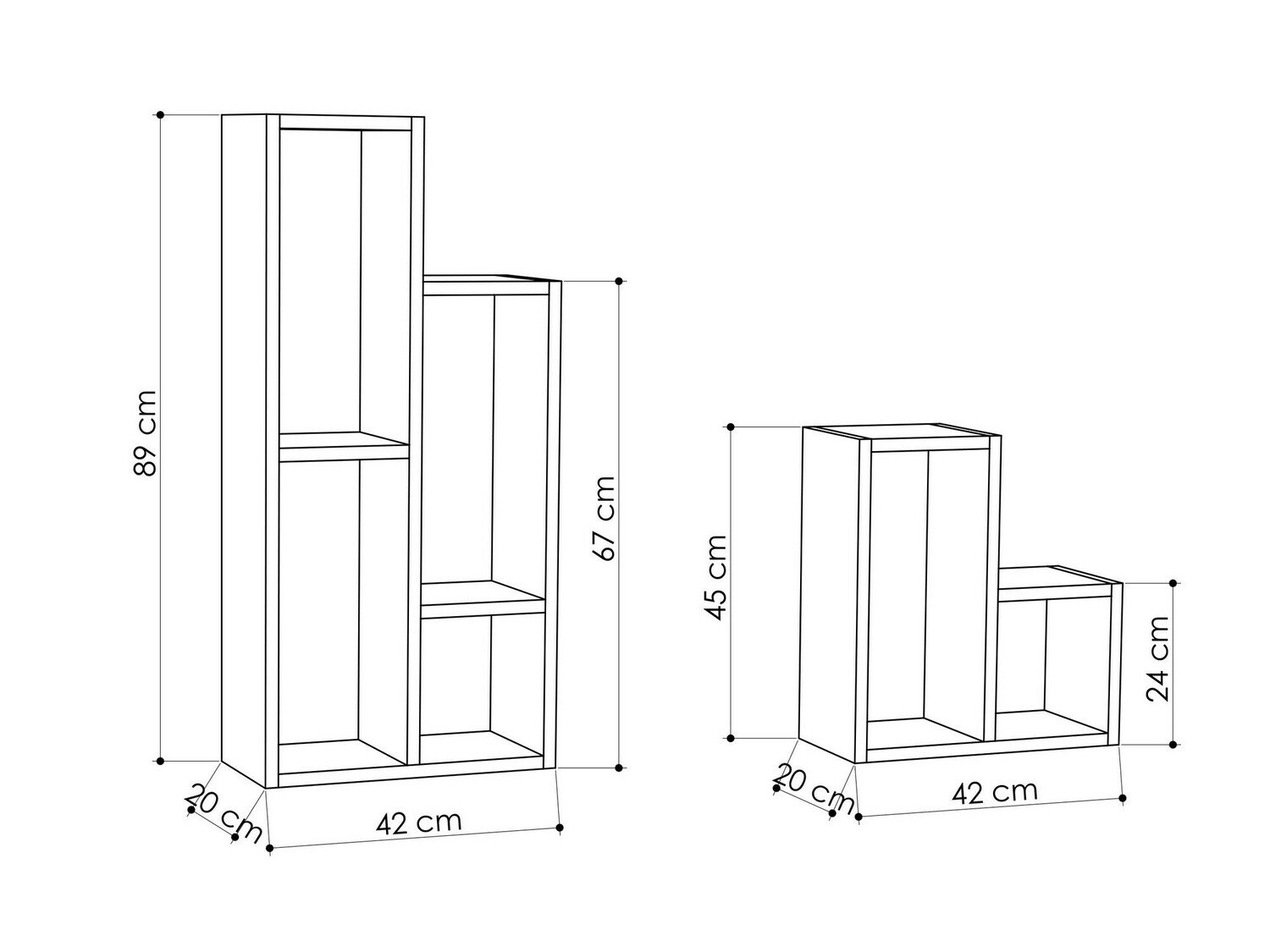 Polc szett Kailua 1091 (Tölgy)