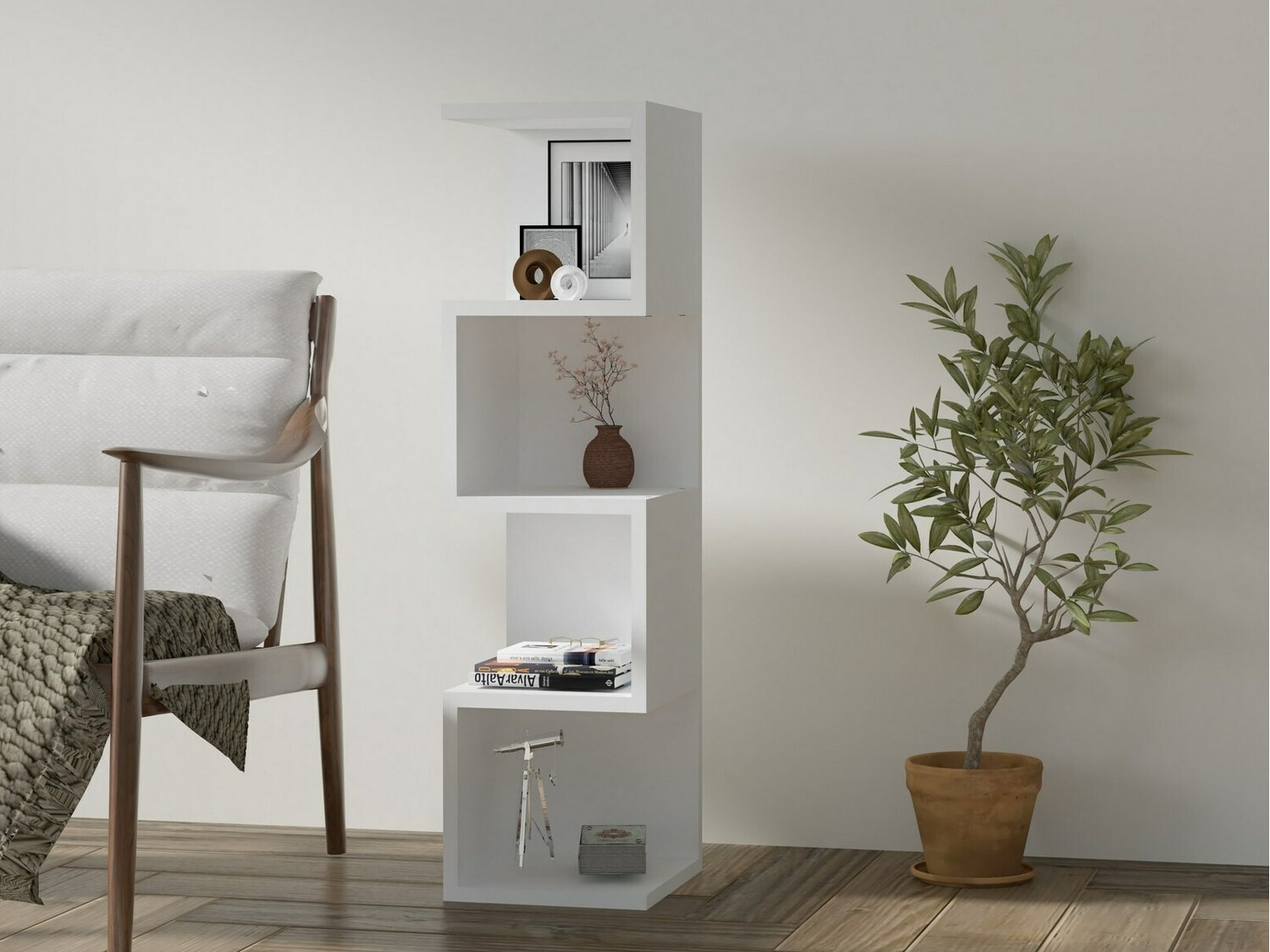 Könyvespolc Kailua 1128