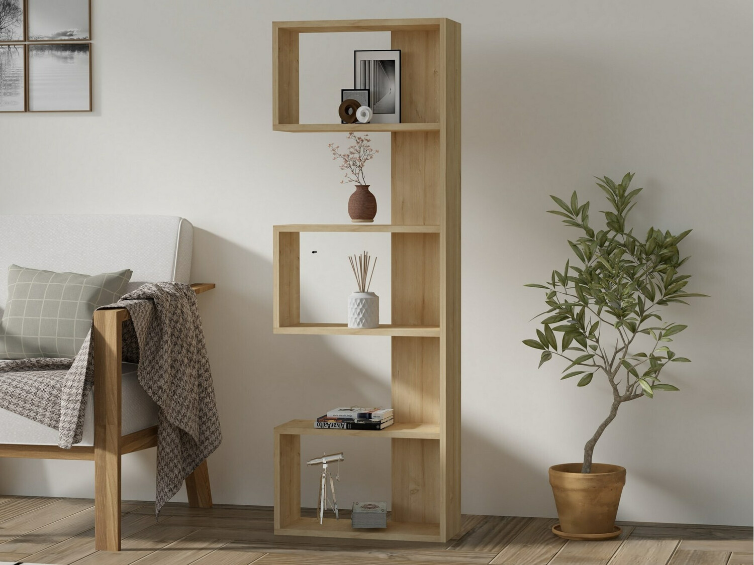 Könyvespolc Kailua 1129