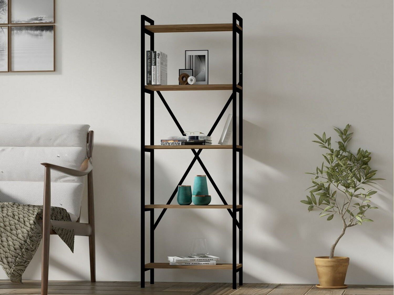 Könyvespolc Kailua 1131