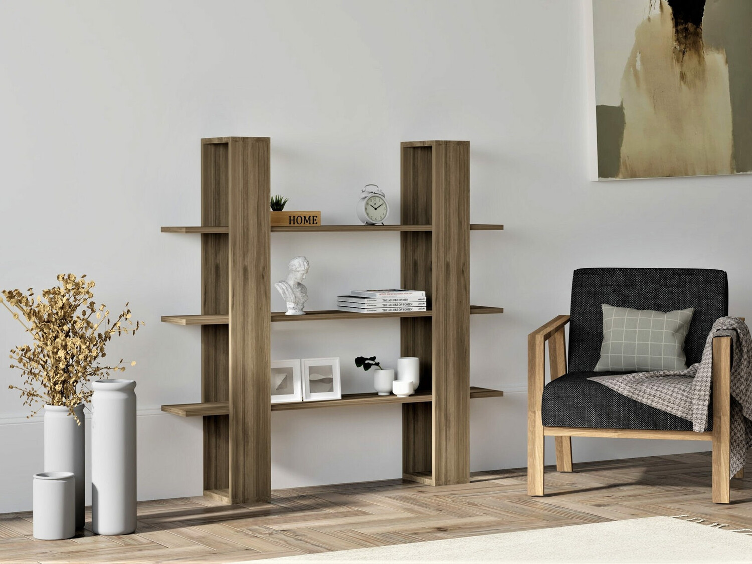 Könyvespolc Kailua 1196