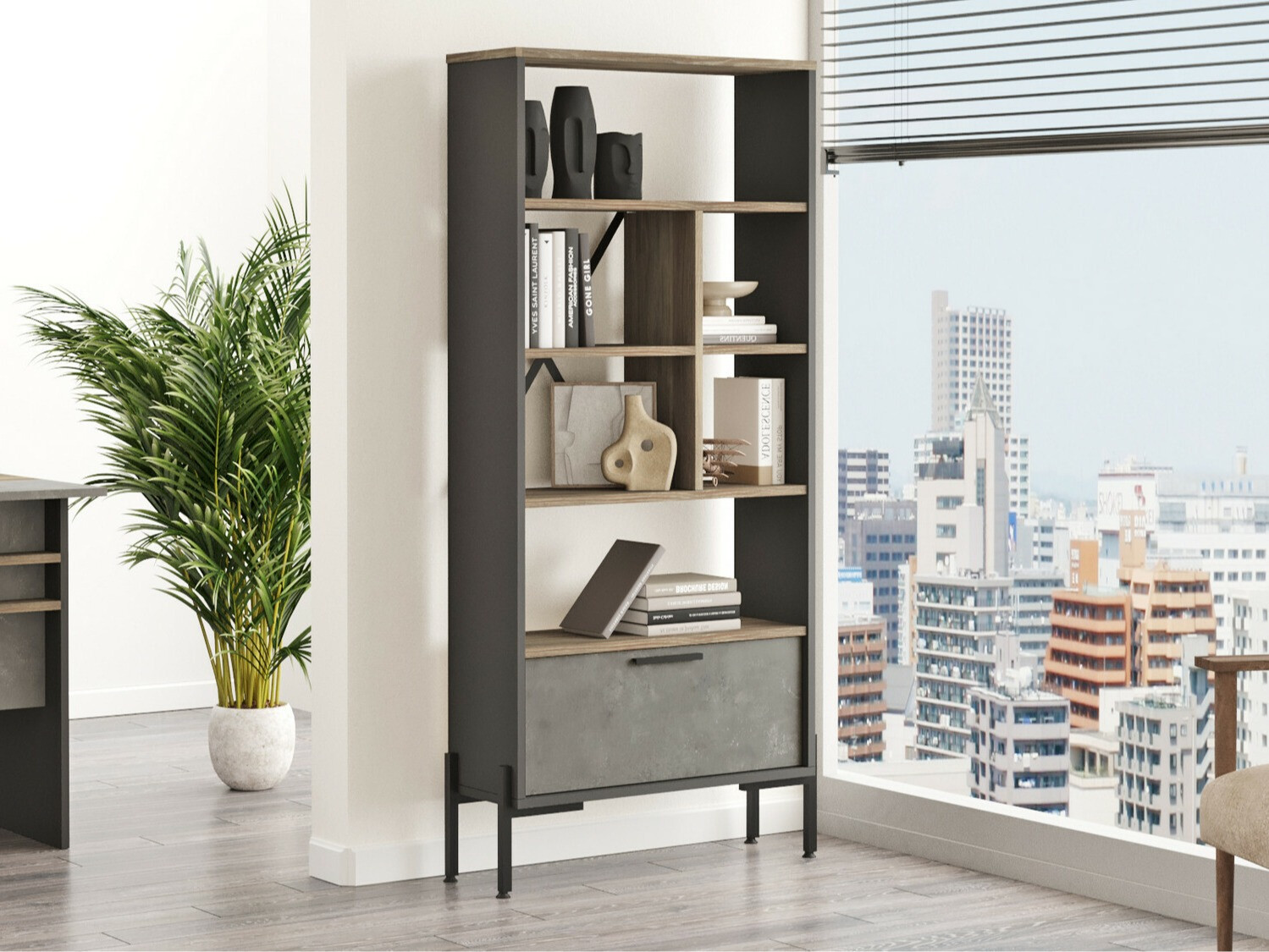 Könyvespolc Kailua 1213