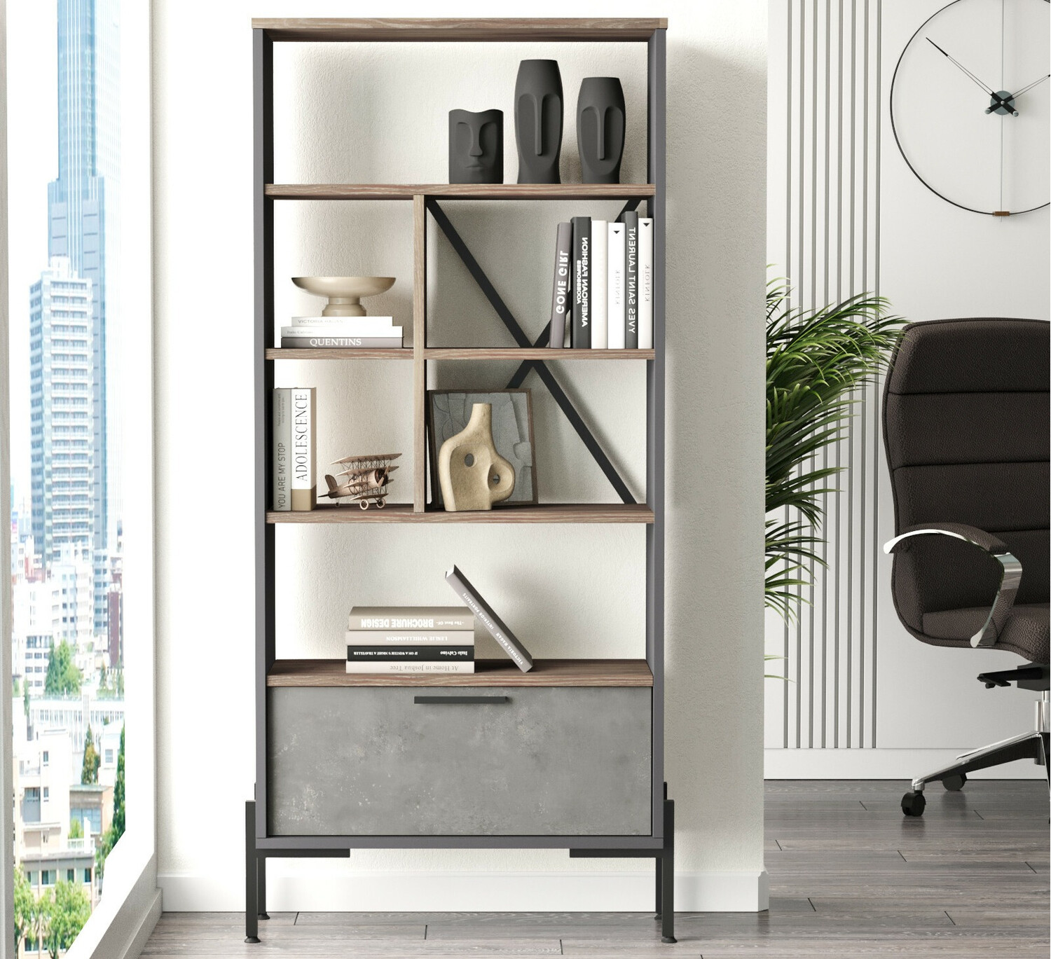 Könyvespolc Kailua 1213