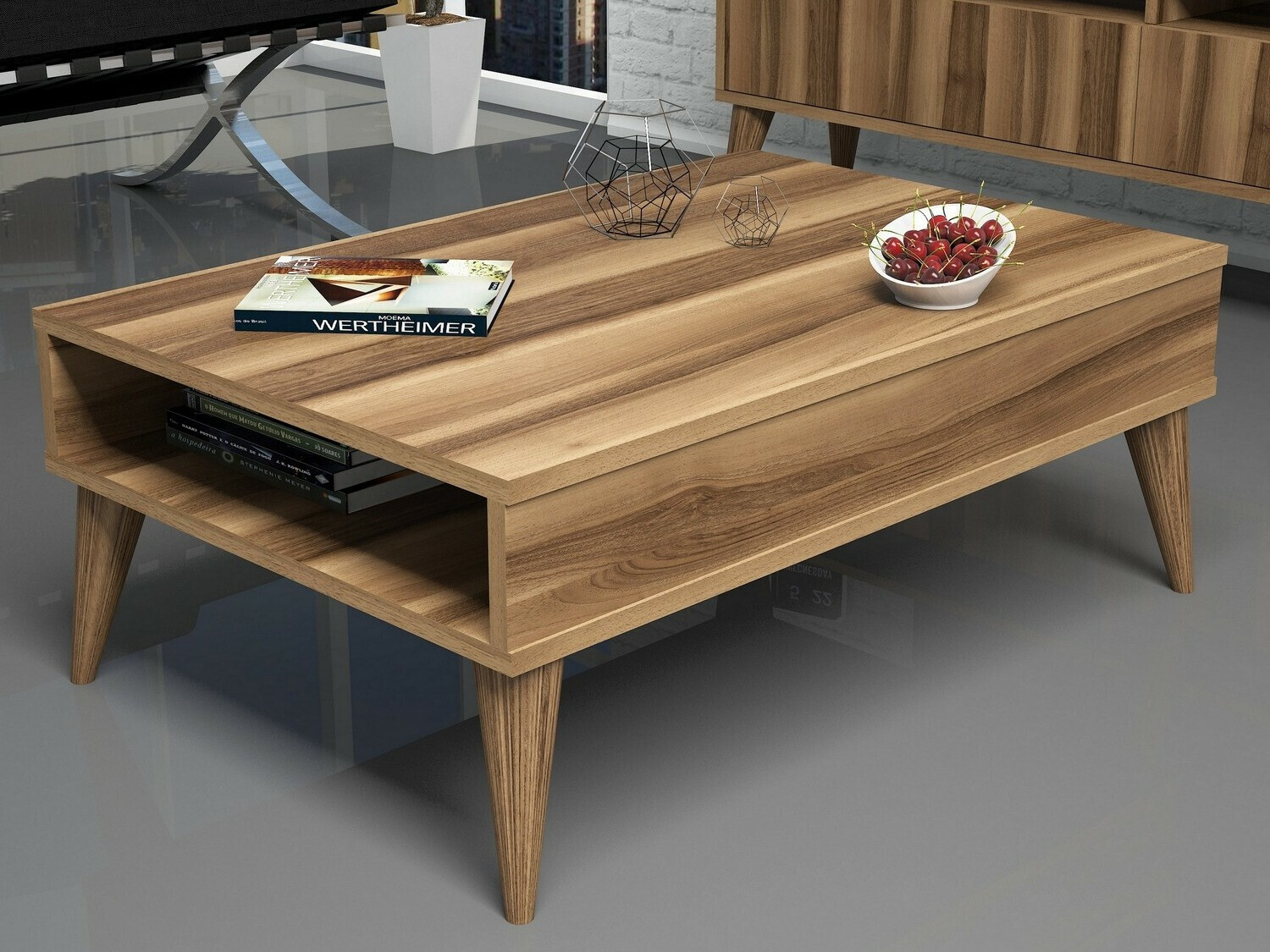 Dohányzóasztal Kailua 1232 (Dió)