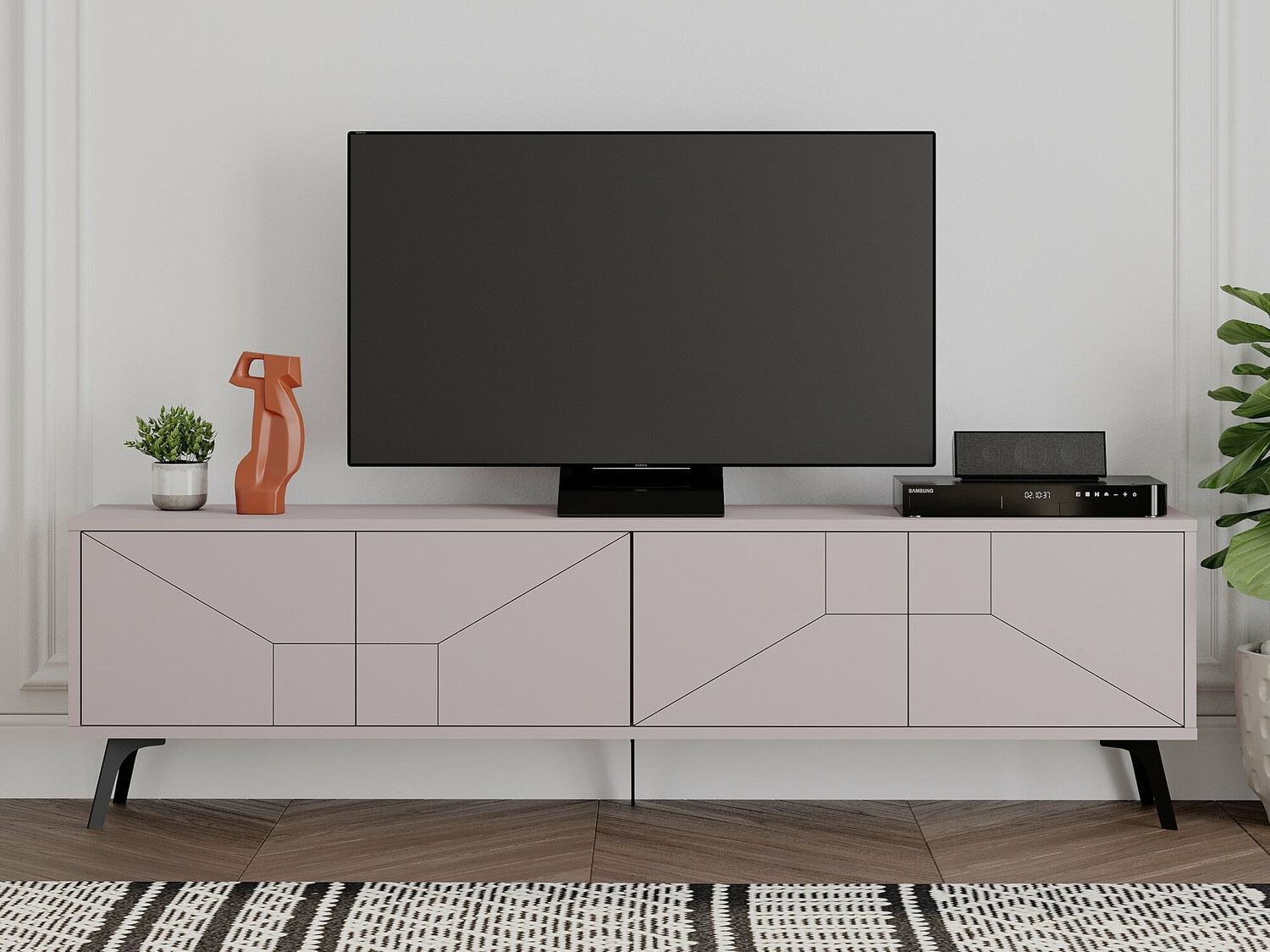 TV-állvány Kailua 1237 (Világosbarna)