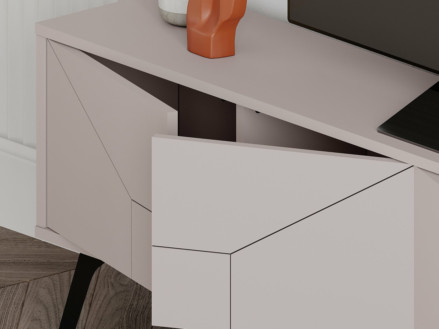 TV-állvány Kailua 1237 (Világosbarna)