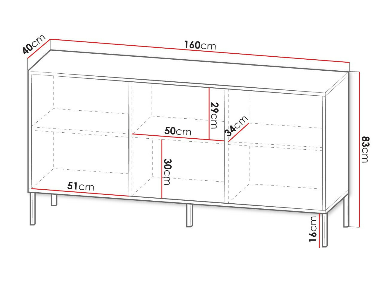 Szekrény Verteni 102 (Kasmír)