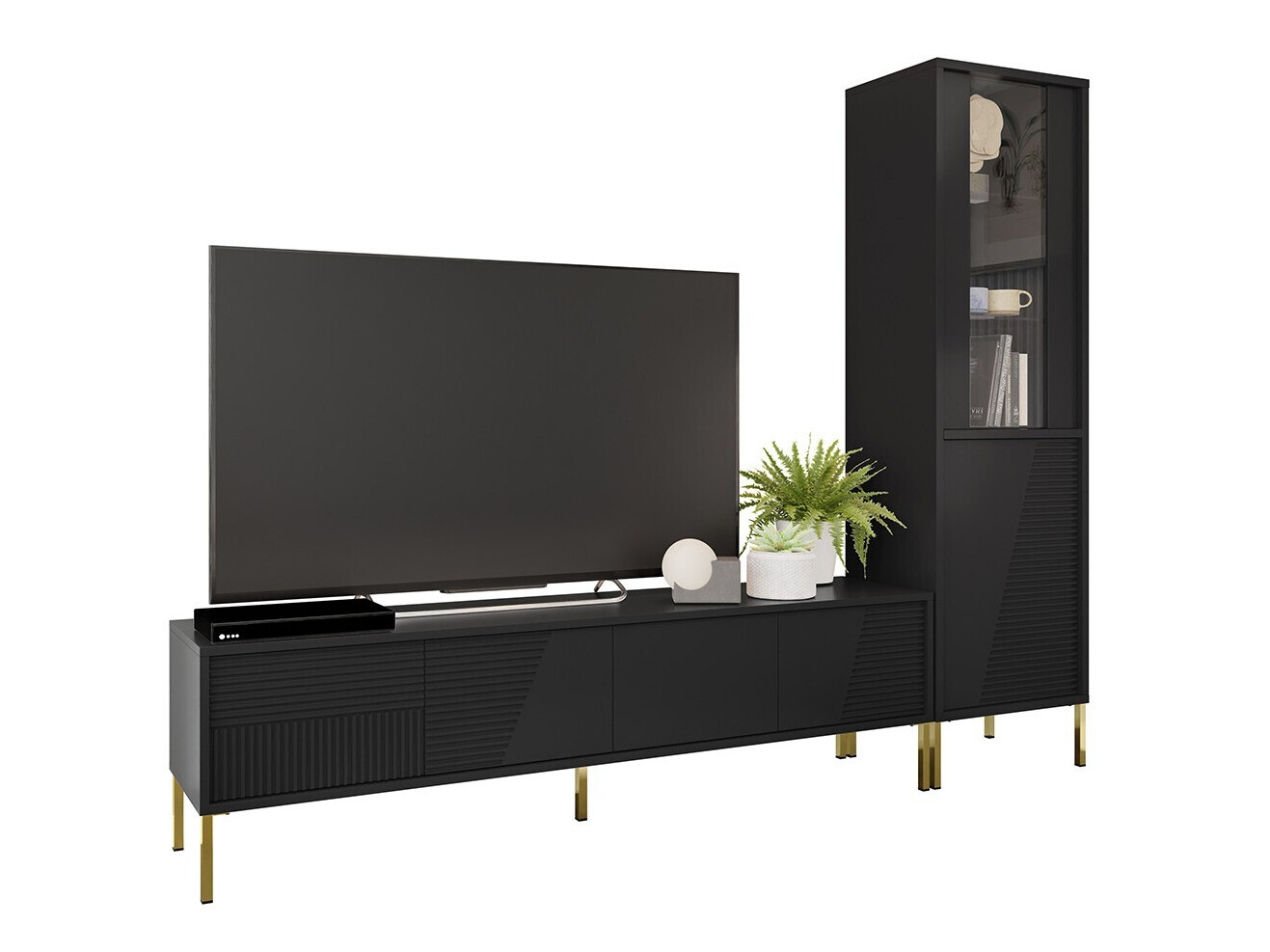 Nappali szett Verteni 108 (Fekete)