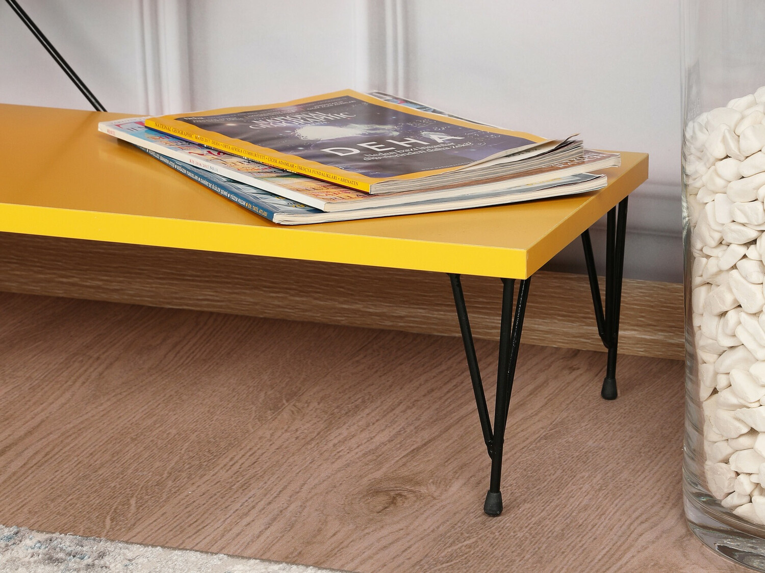 TV-állvány Kailua 1322 (Sárga)