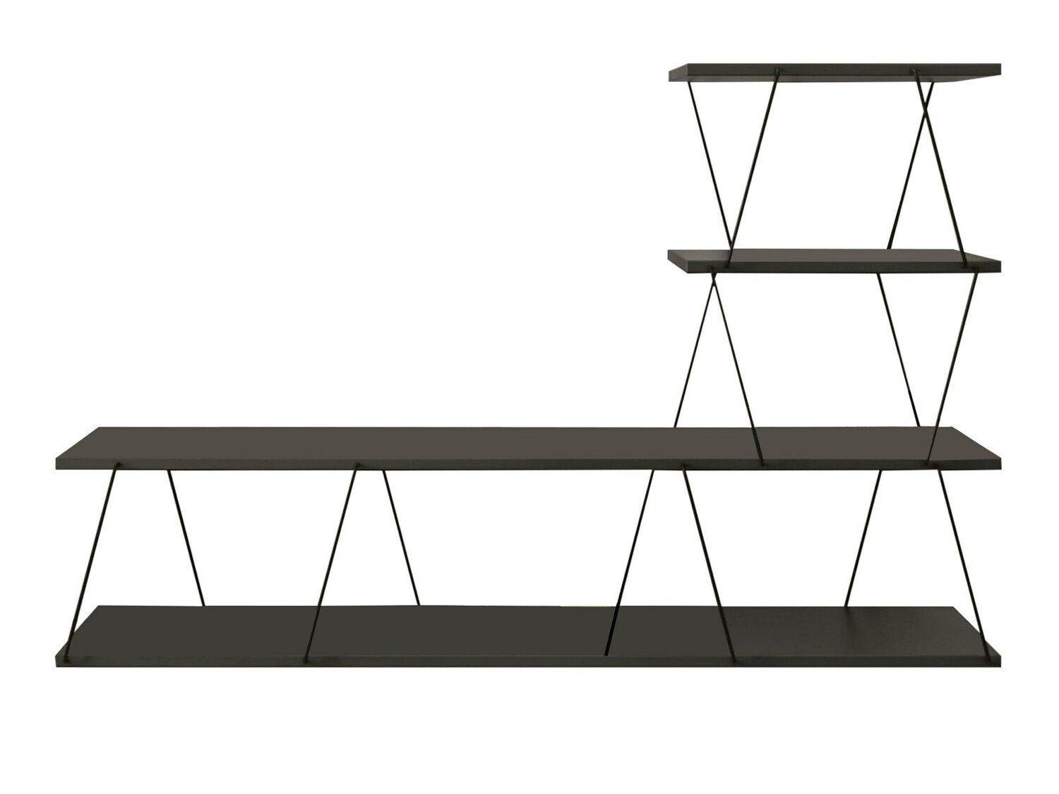 TV-állvány Kailua 1335 (Antracit)