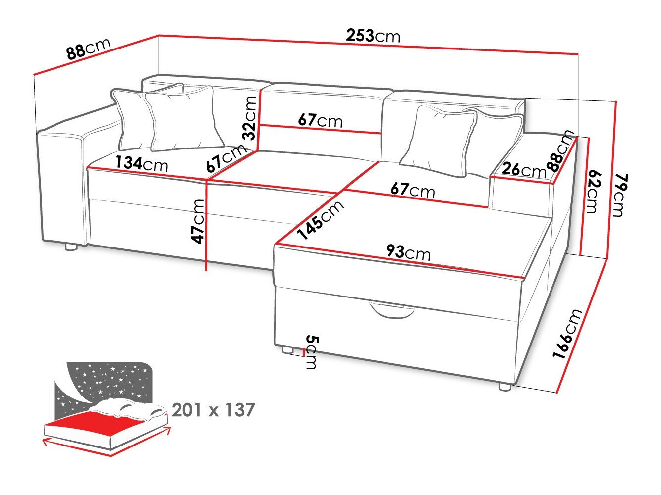 Sarokkanapé Clovis 116 (Poso 34)