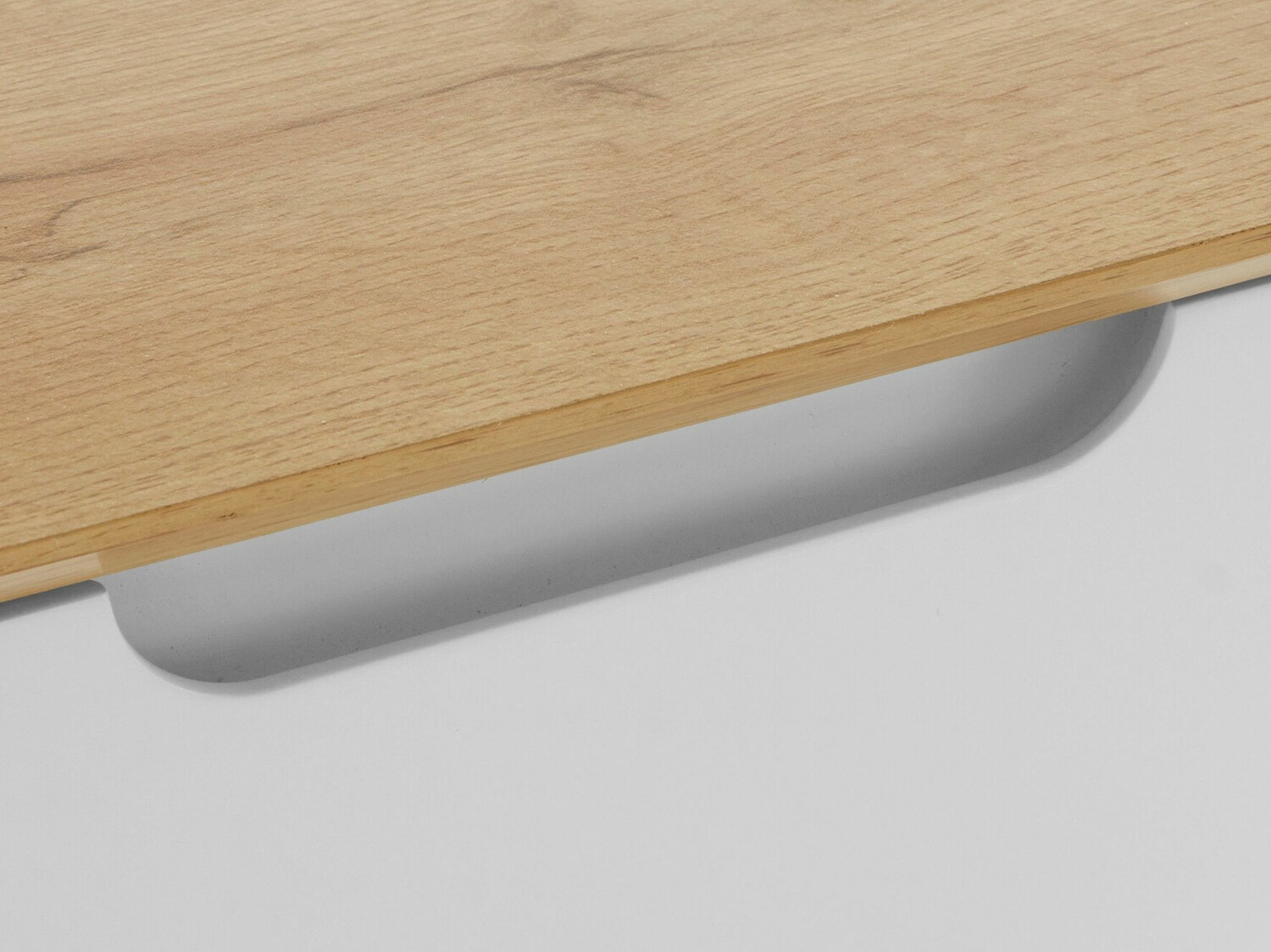 Cipőtároló Dorvou 104 (Fehér + Tölgy)