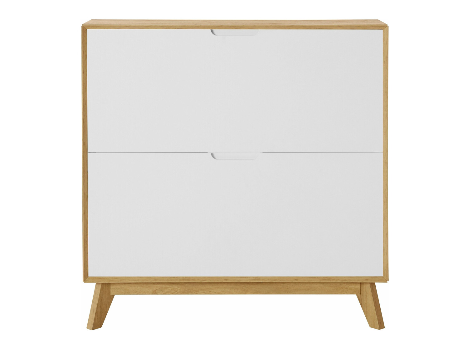 Cipőtároló Dorvou 106 (Fehér + Tölgy)