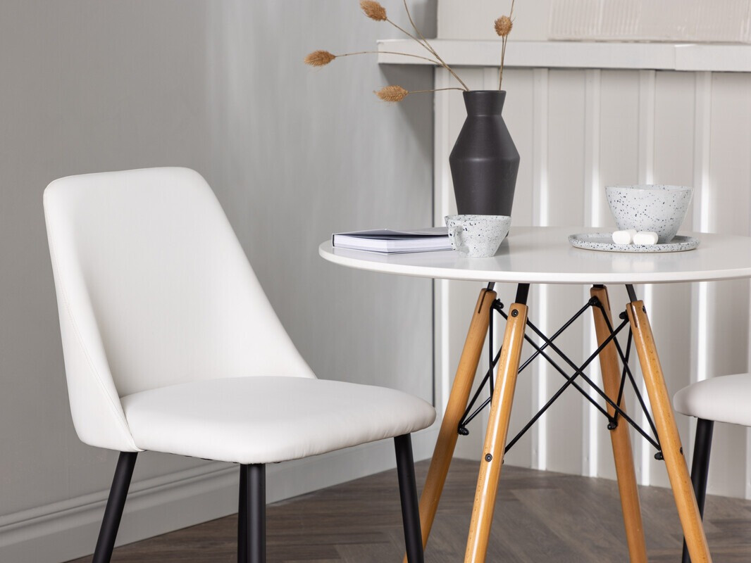 Étkezőgarnitúra Dallas 4245 (Fehér + Fekete)