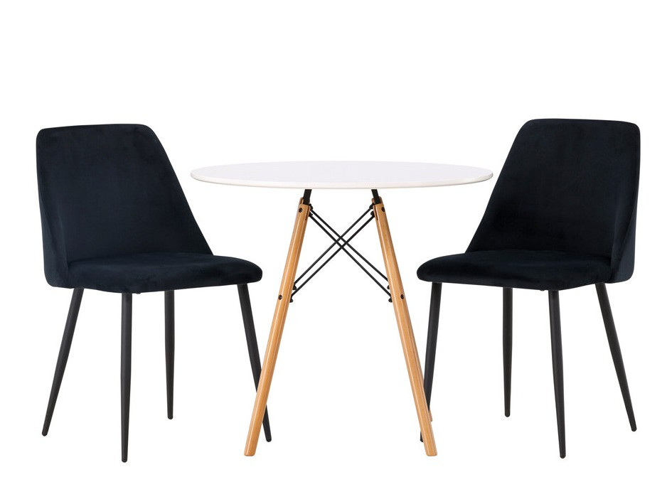 Étkezőgarnitúra Dallas 4245 (Fekete)