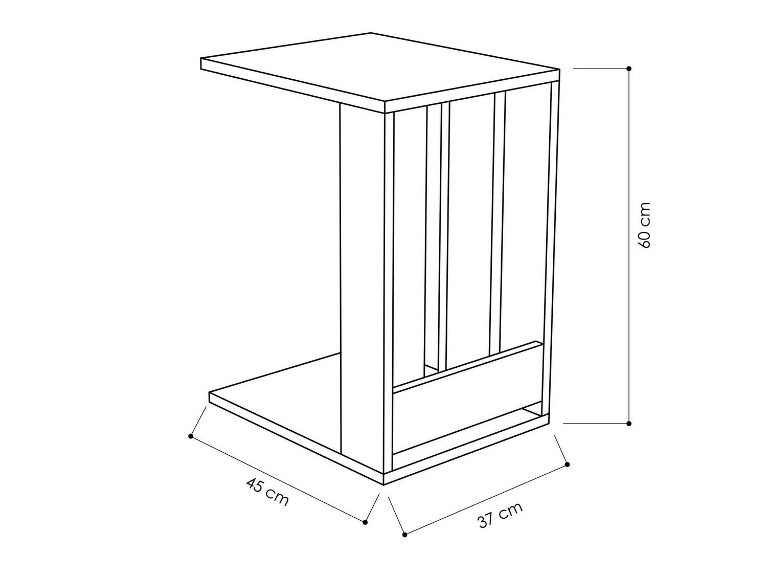 Kisasztal Kailua 1379 (Fehér)