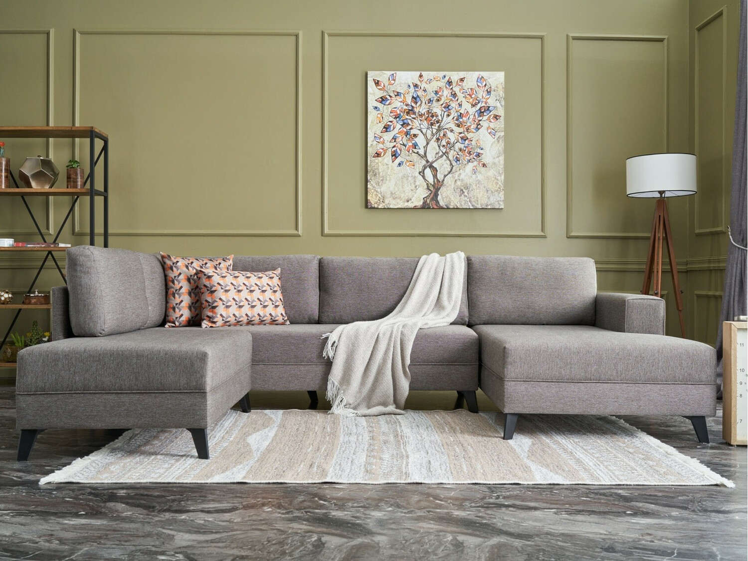 Sarokkanapé Altadena 315 (Szürke)