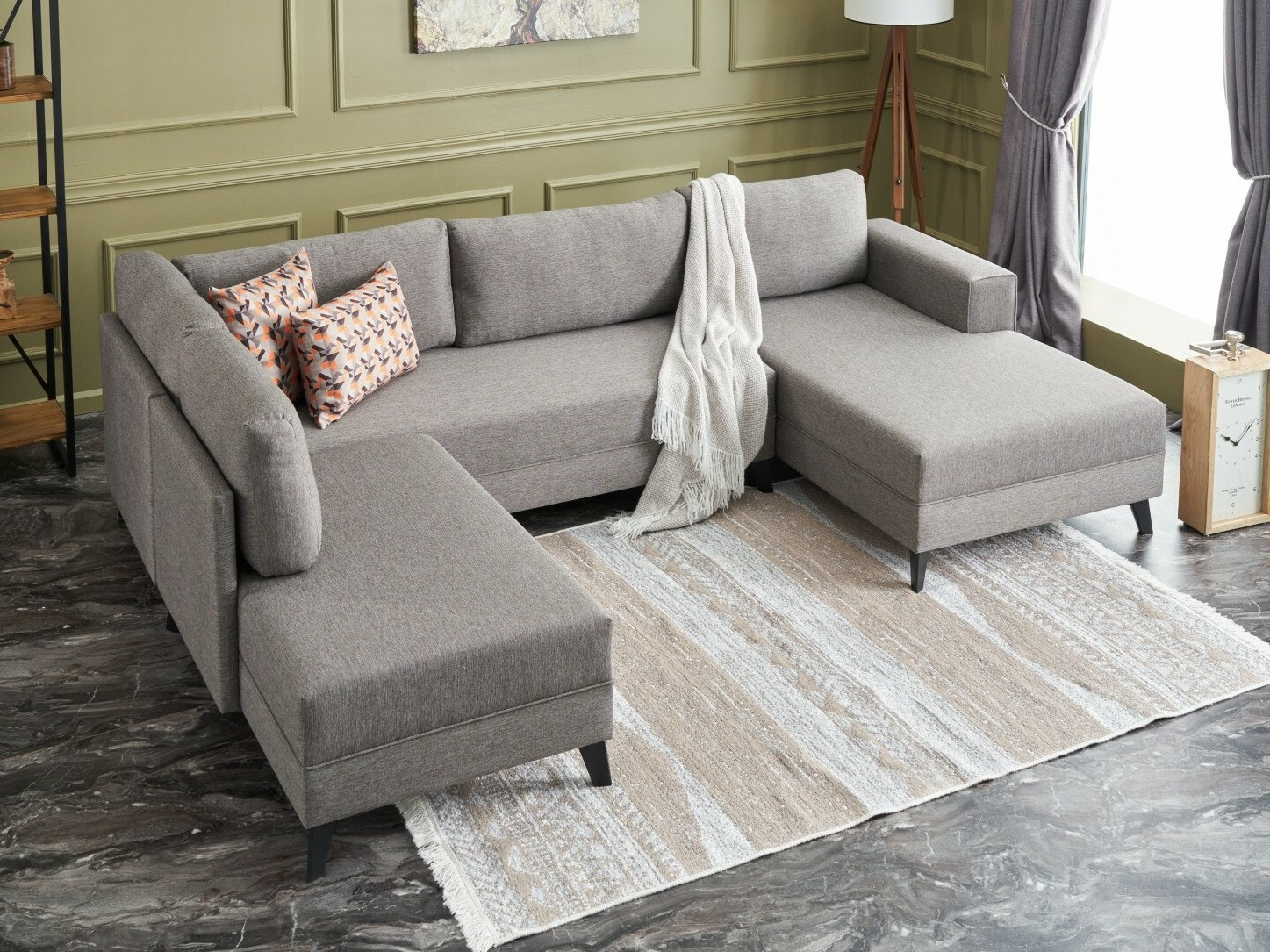 Sarokkanapé Altadena 315 (Szürke)