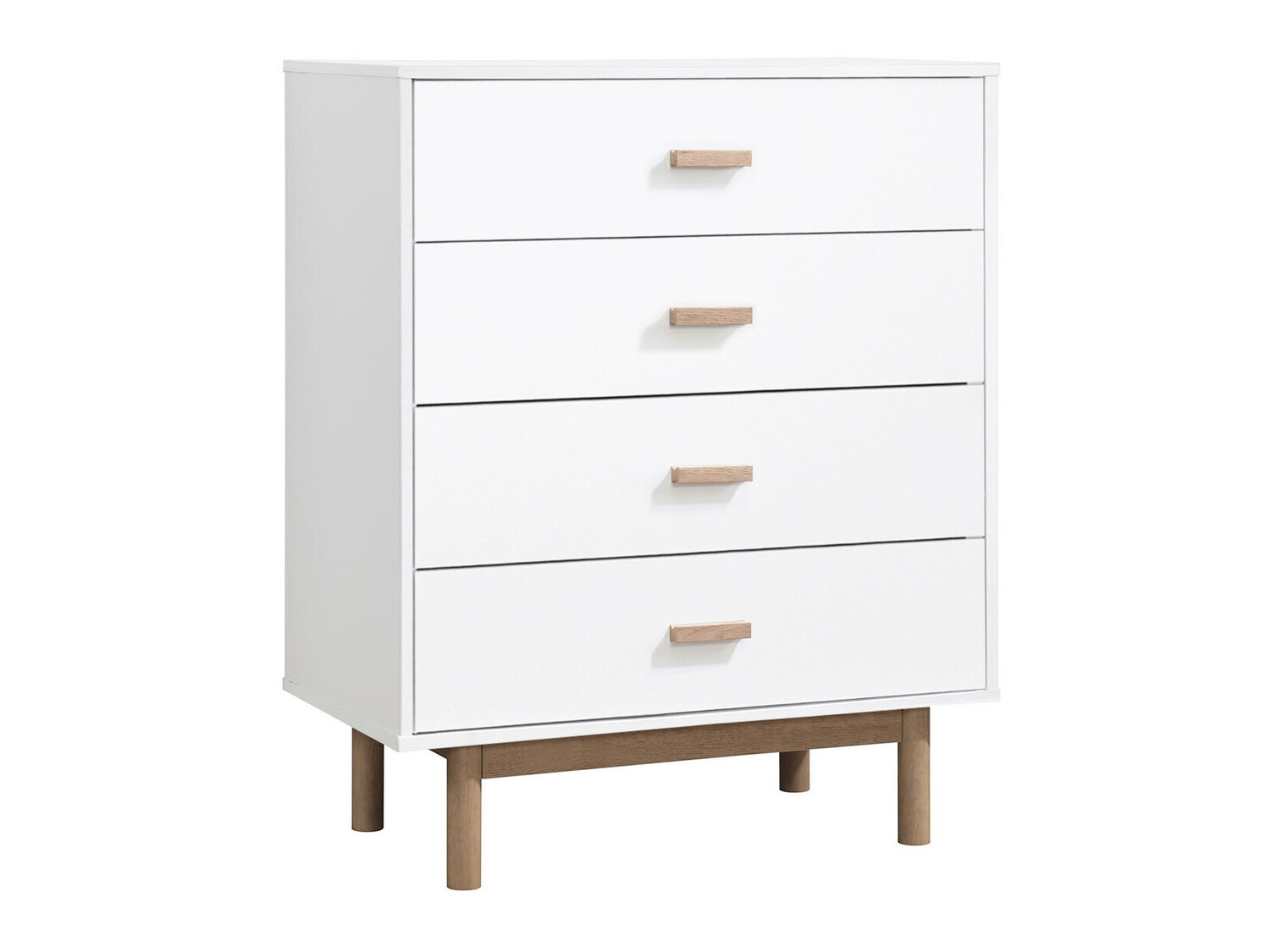 Komód Nolcalu 103 (Fehér + Tölgy)
