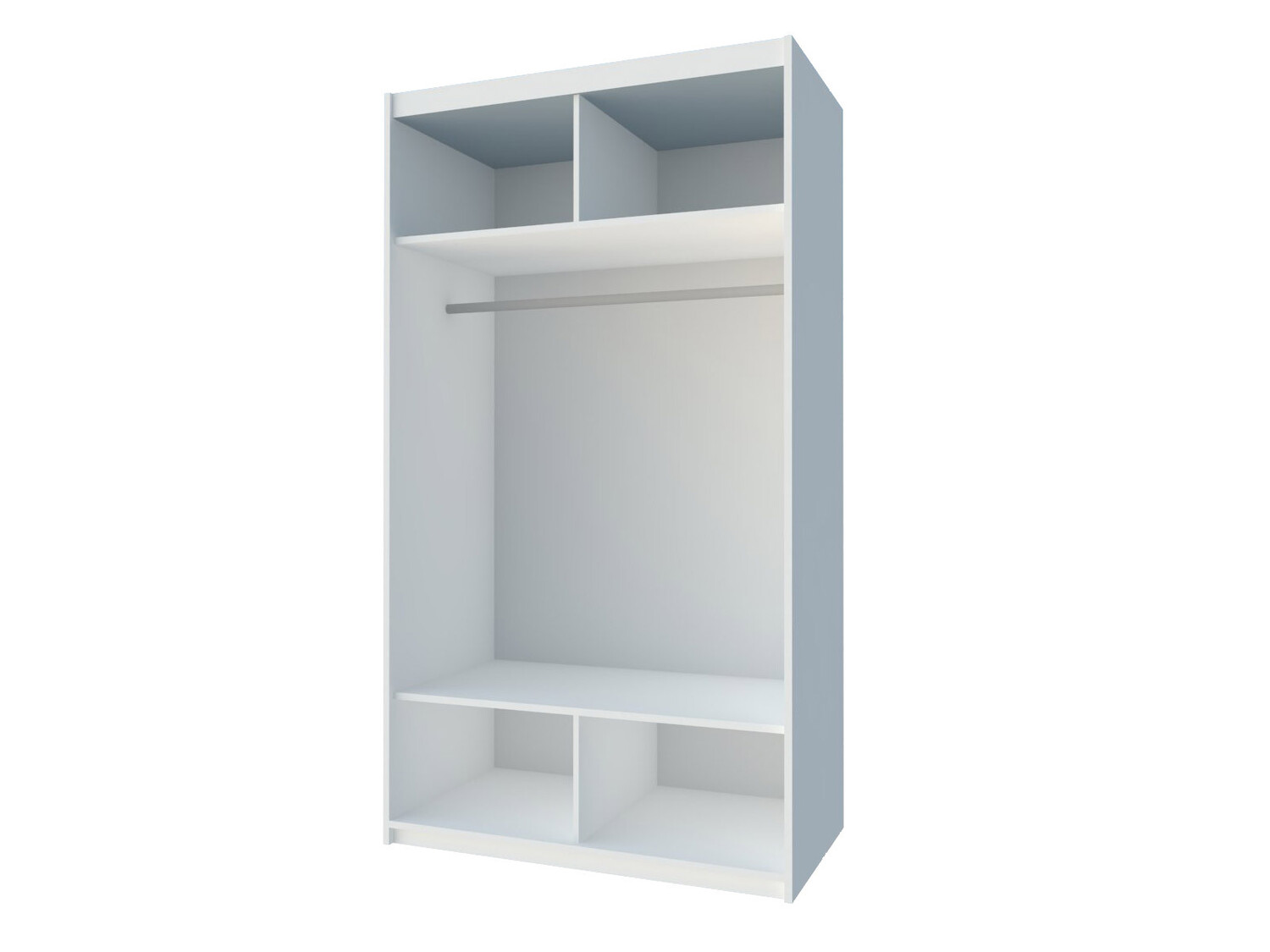 Gardróbszekrény Honolulu 195 (Fekete)