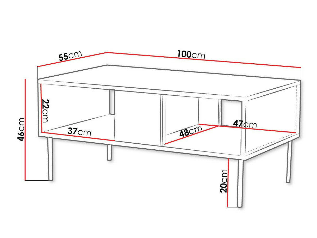Dohányzóasztal Venophu 103