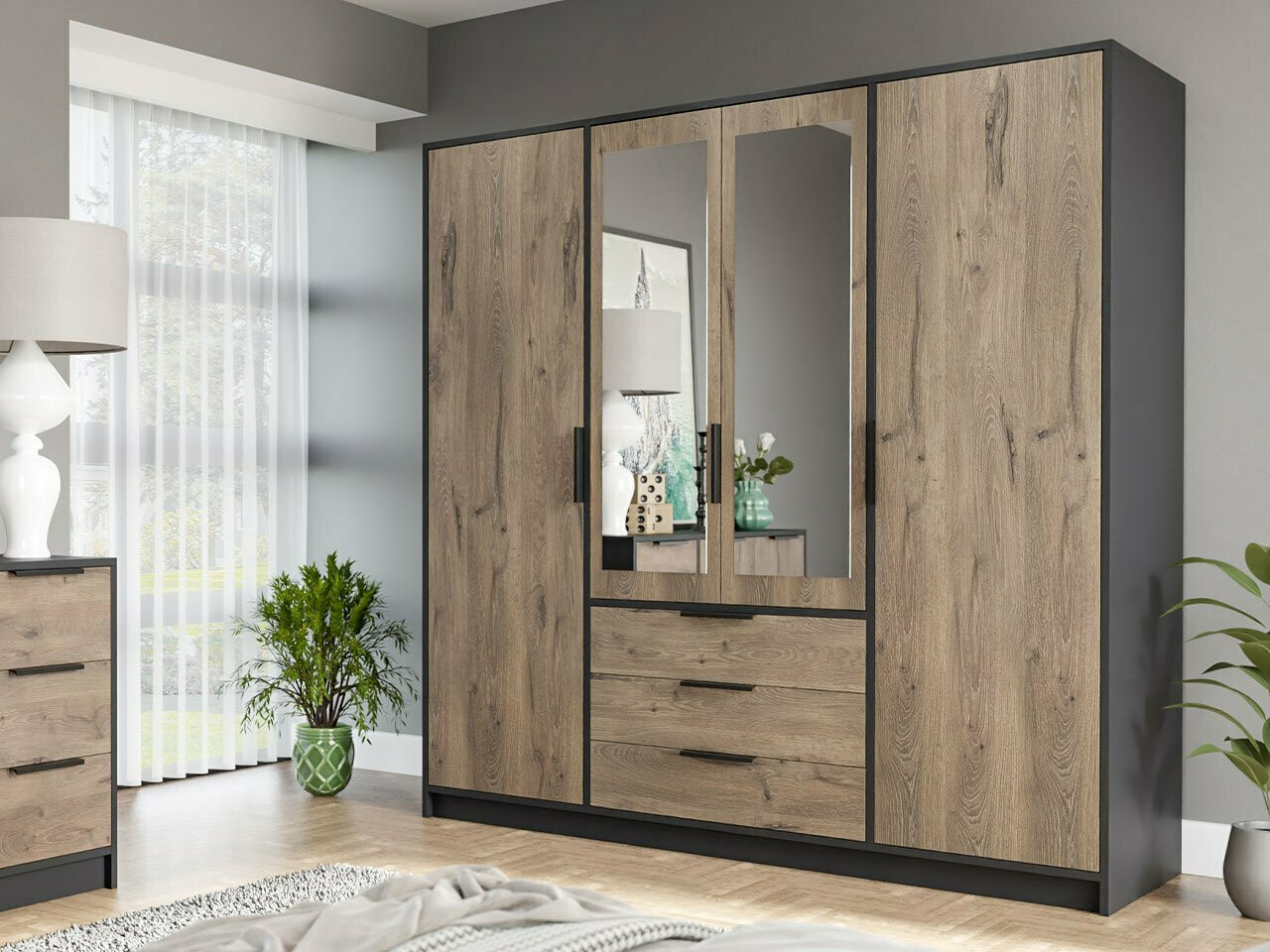 Gardróbszekrény Ophdome 105