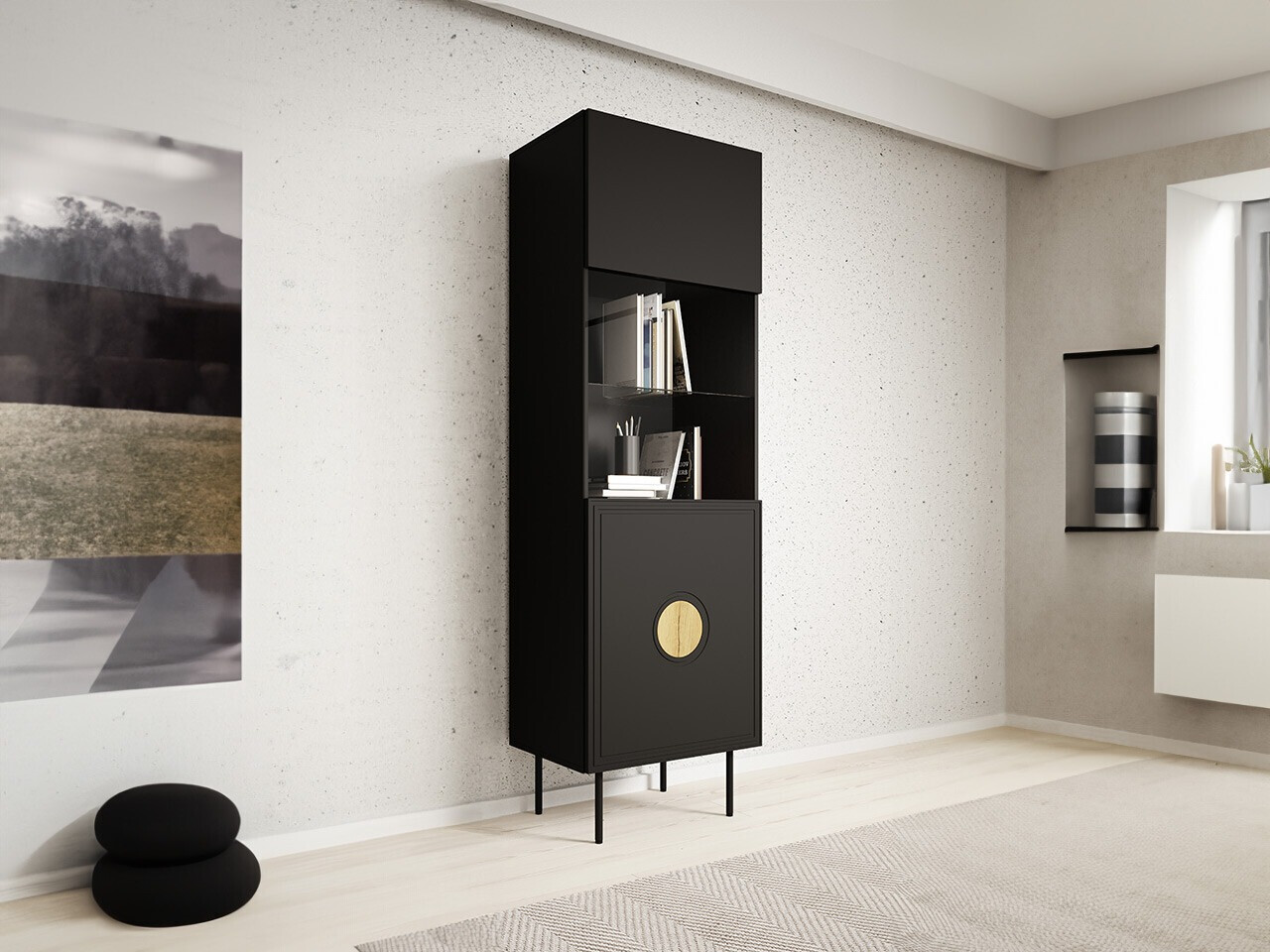 Könyvespolc Domromi 104