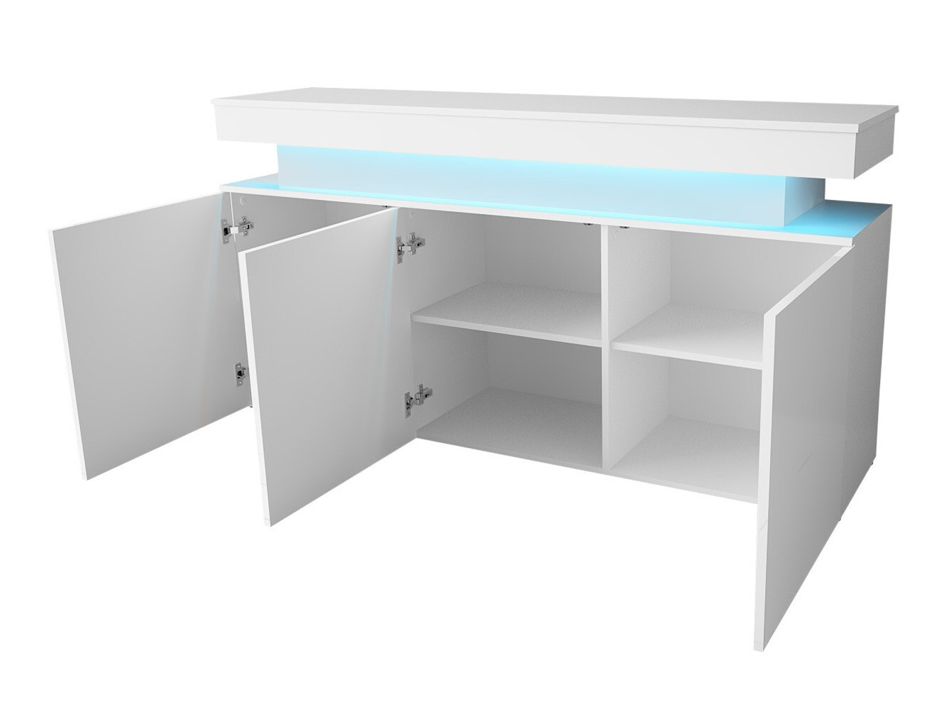 Nappali szett Monfero 106 (Fekete + Fényes fekete)