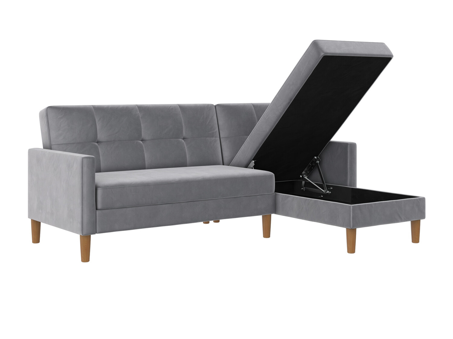 Sarokkanapé Denton 1179 (Világosszürke)